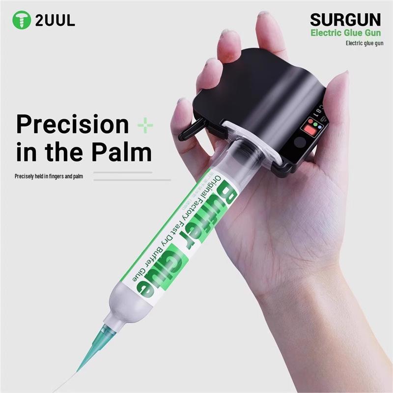 2UUL Electric Glue Gun for Syringe-Type Dispenser - Mobile Phone Repair Tool Without Compressor