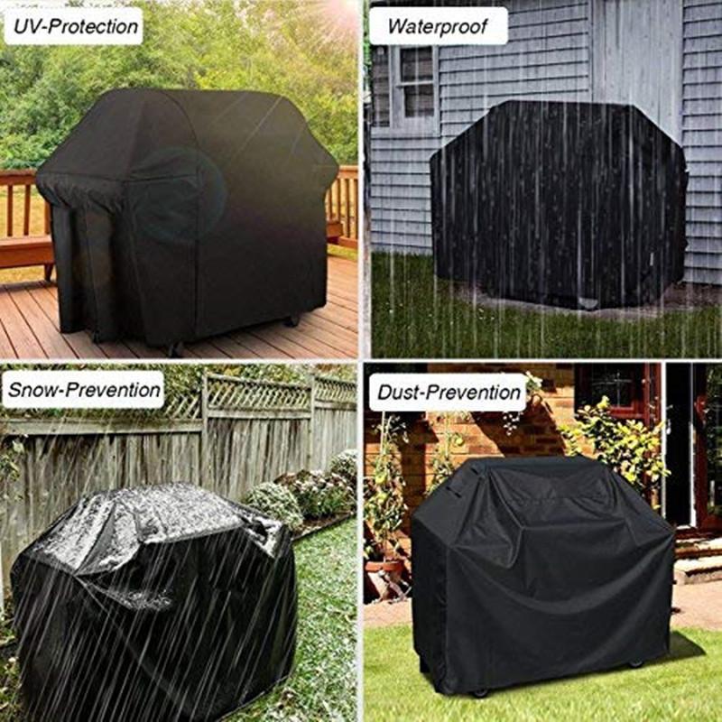 

BBQ Cover Grill Cover Anti Dust Rain Gas Charcoal Electric Barbeque Garden Grill Protection Outdoor 58 x 77cm