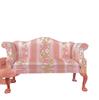 Miniature Single Sofa/ArmChair Model Figure For 1/6 Doll House Decoration Wood Kids Toy Furniture Scene Setting Decors
