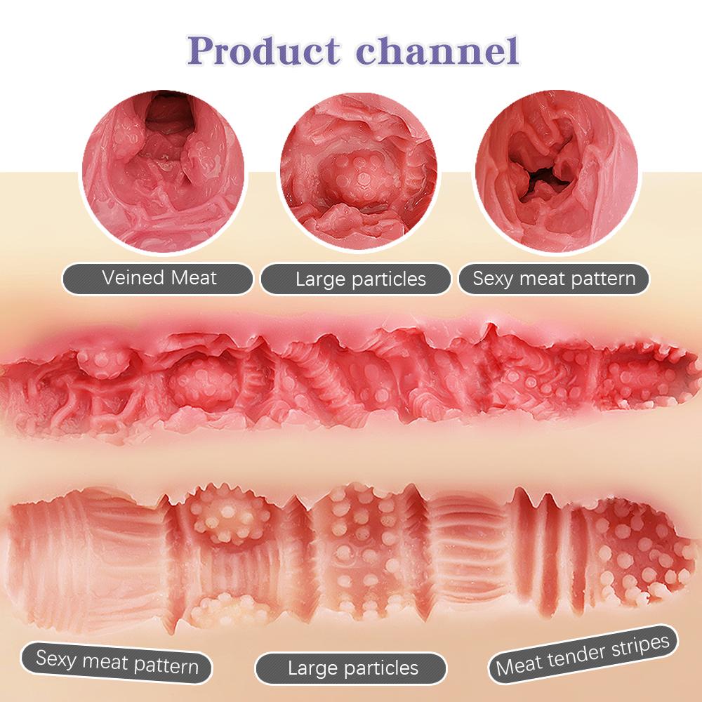 55cm*9kg 3D Silicone Sex Doll TPE Sexy Cleavage Vagina Love Anal Love Adult Sex Toys for Men Liquid Silicone Filled In The Chest Feel Softer