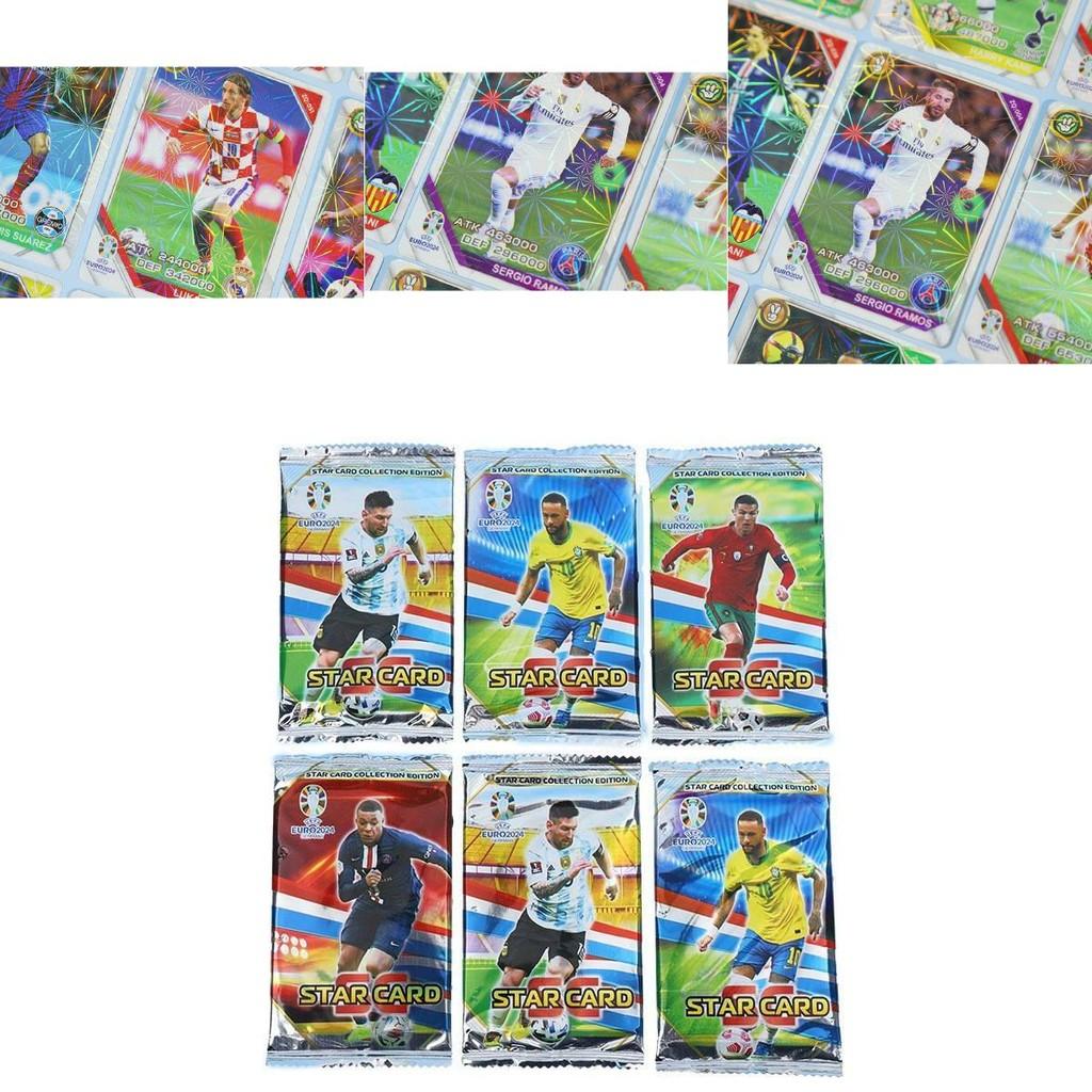 Elite Football Star Cards European Cup Messi Ronaldo Neymar Collectible Card Collection