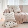 45x45cm Bohemian Canvas Throw Pillow Cover Cojines Tufted Living Room Decor Bedroom Headboard Cushion Covers Sofa Pillowcase