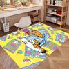 Garfield Print Rug, Washable Floor Carpet, For Entryway Dorm Laundry Room Office Study, Home Decor Birthday Christmas Gift