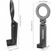 Xiaomi Adjustable Universal Magnetic Phone Holder Travel Essentials Flexible Rotation Hands-Free Airplane Phone Mount Seat Phone Stand