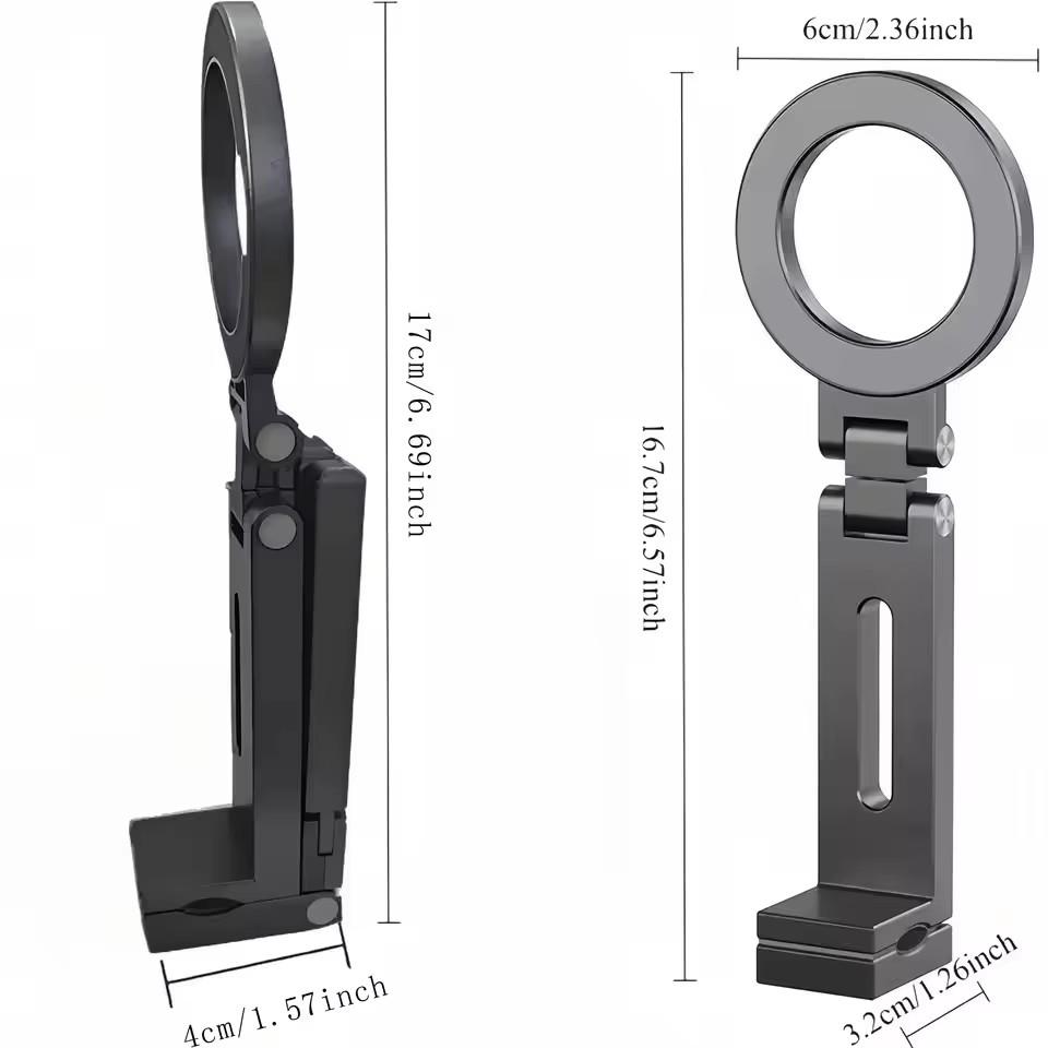 Xiaomi Adjustable Universal Magnetic Phone Holder Travel Essentials Flexible Rotation Hands-Free Airplane Phone Mount Seat Phone Stand