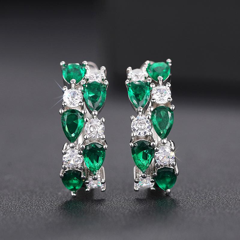 Water Drop Ear Buckle Girl, High Luxury Exquisite Jewelry, Evening Dress Lady Temperament Accessories