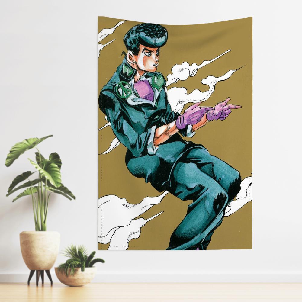 Anime JP Comics JJojo Tapestry Room Decor Wall Cloth Party Hanging Background Room Decor Baby Room