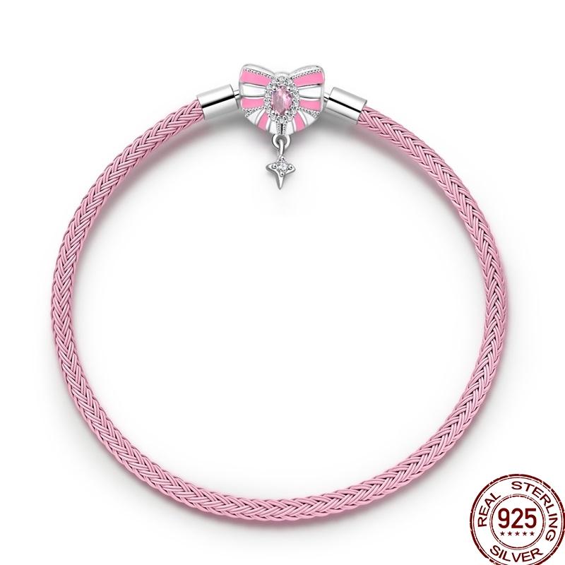 925 Sterling Silver 17-20CM Original Bracelets Heart Moon Sun Clasp Bead Charm Bracelet Fit DIY Charms Beads for Women Jewelrys