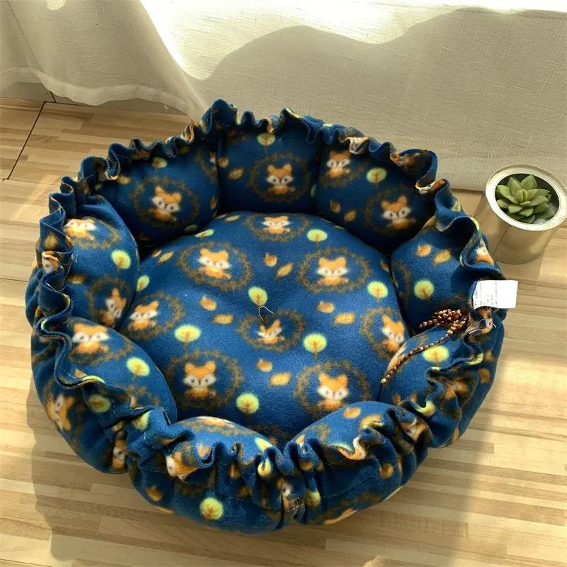 Cu șnur Creativ Moale Cald Cuib Dublă Utilizare Reglabil Paturi pentru Animale de Companie Cuib Paturi Pernă pentru Animale de Companie Pentru Pisici Cățeluși Accesorii pentru Animale de Companie