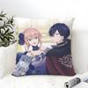 Pillow Case Cotton Linen Fabric Square Zipper Pillowcase Home Decorative Living Room Comic Light Novel 7-7Th Time Loop 3