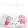 Nail Measure Easy Ultra-Thin Soft PVC Ruler Manual Fake Nails Measuring Size Transparent Map Caliper Ruler Nail Art Tool
