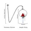 Pyramid Healing Crystal Point Pendulum with 7 Chakra Stone Beads Chain for Dowsing Divination Reiki Meditation