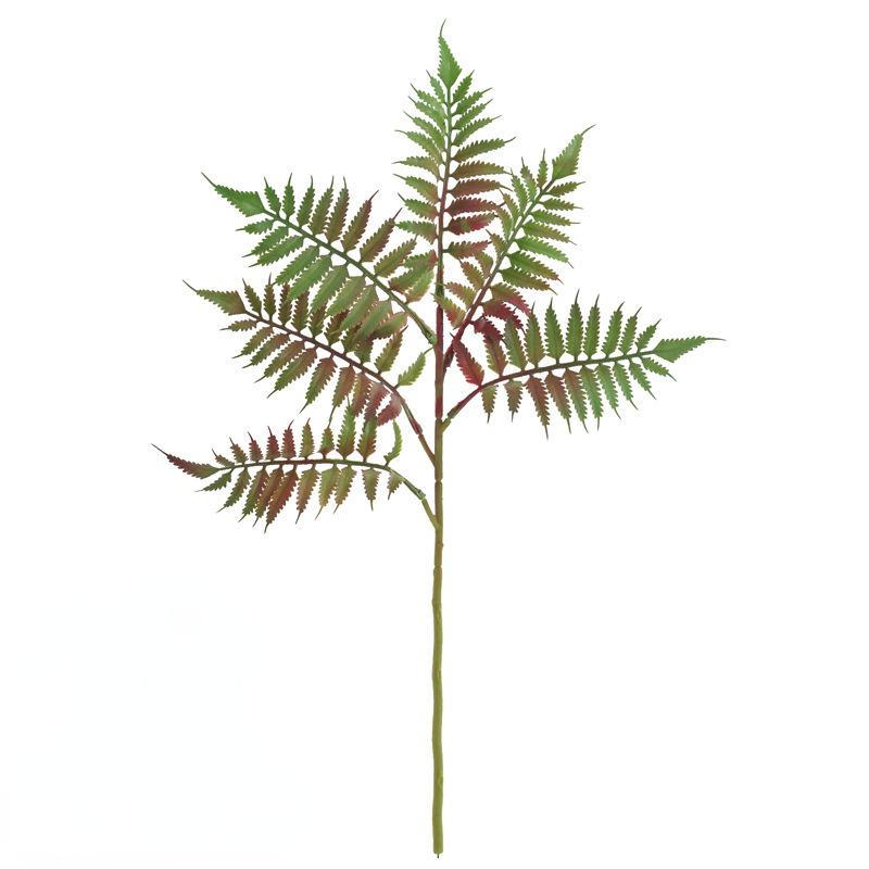 

Plastic Artificial Fern Leaves Room Decorative Fake Flower Simulation Green Plants White Fern Leaf Branch Garden Decoration