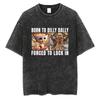 Italian Brainrot Chimpanzini Bananini Vintage Washed T-shirts Banana Monkey Funny Meme T-shirt Casual Geek T Shirts Unisex