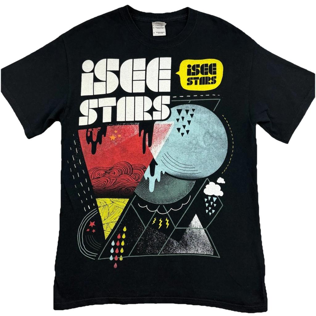 Vintage I See Stars Emo Band Tee T Shirt Mens Size M Graphic Print ISeeStars Y2K