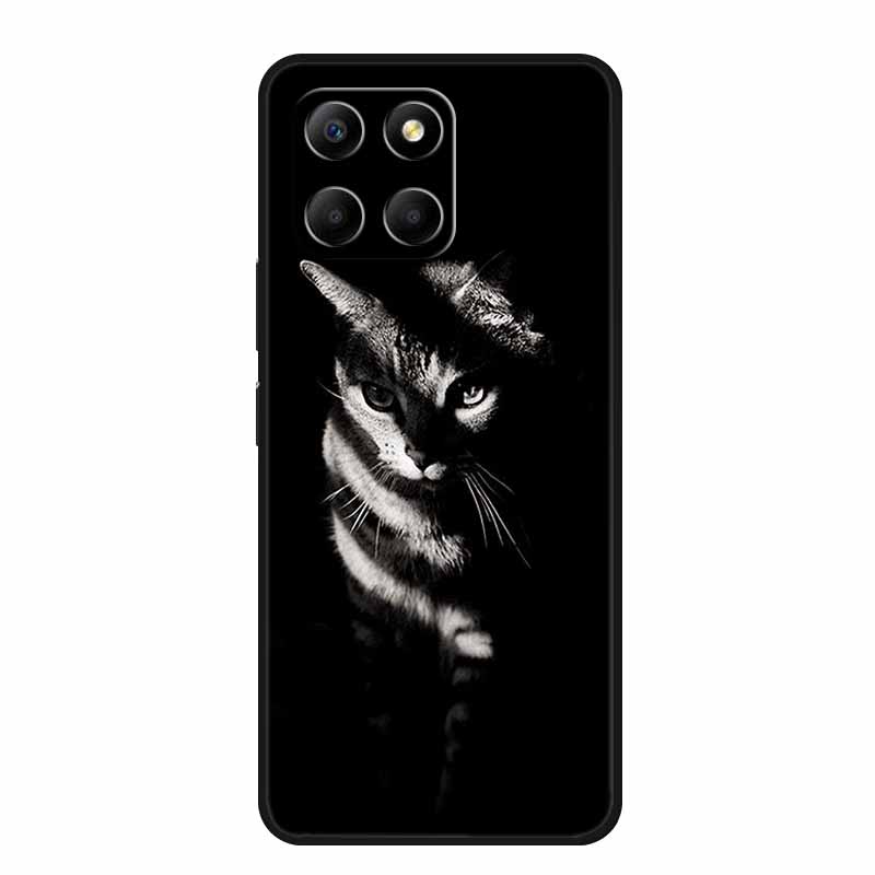 Soft Silicone Covers For Honor X8 5G Case x8 X8A 4G Wolf Lion TPU Back Covers For Huawei Honor X8 Phone Cases HonorX8A Coque Bag