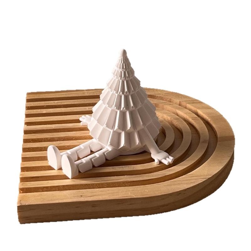 Silicone Molds Christmas Tree Baby Candle Molds Plasters Molds Casting Molds Ornament Candle Making Molds Plasters Molds