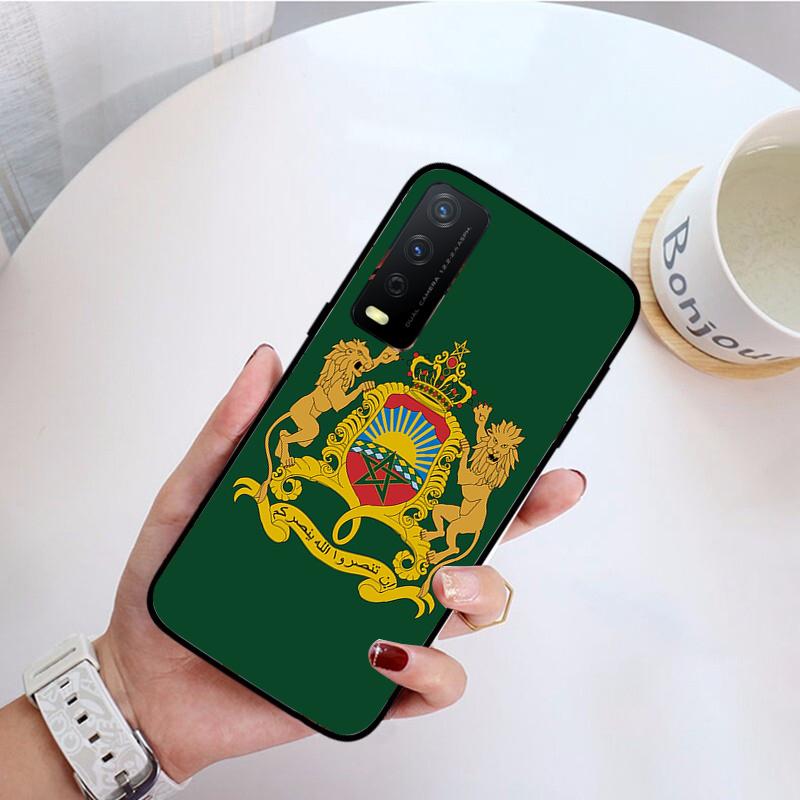 Morocco Passport Phone Case for VIVO Y31 Y21S Y21 Y15S Y53S Y11S Y12 V21 V21E Y20 Y70 1907 V17Neo Y21S Y33S Y72
