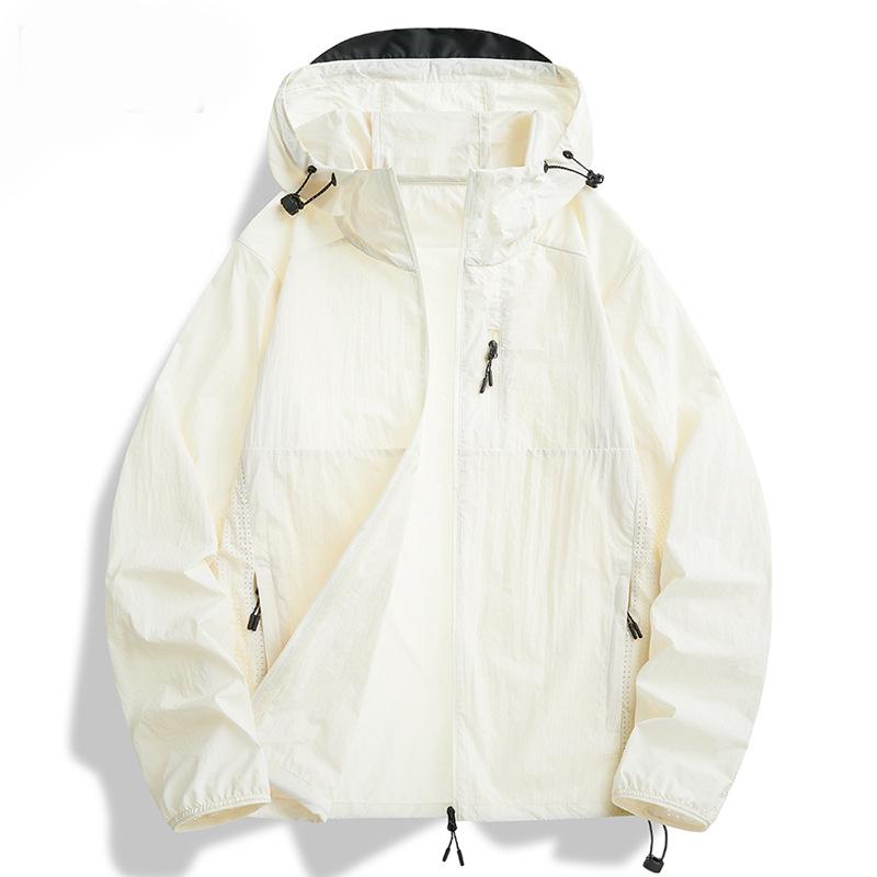 

HJCAMEL Женская летняя куртка с защитой от УФ-лучей - Легкая, дышащая куртка из ледяного шелка для защиты от солнца 4XL