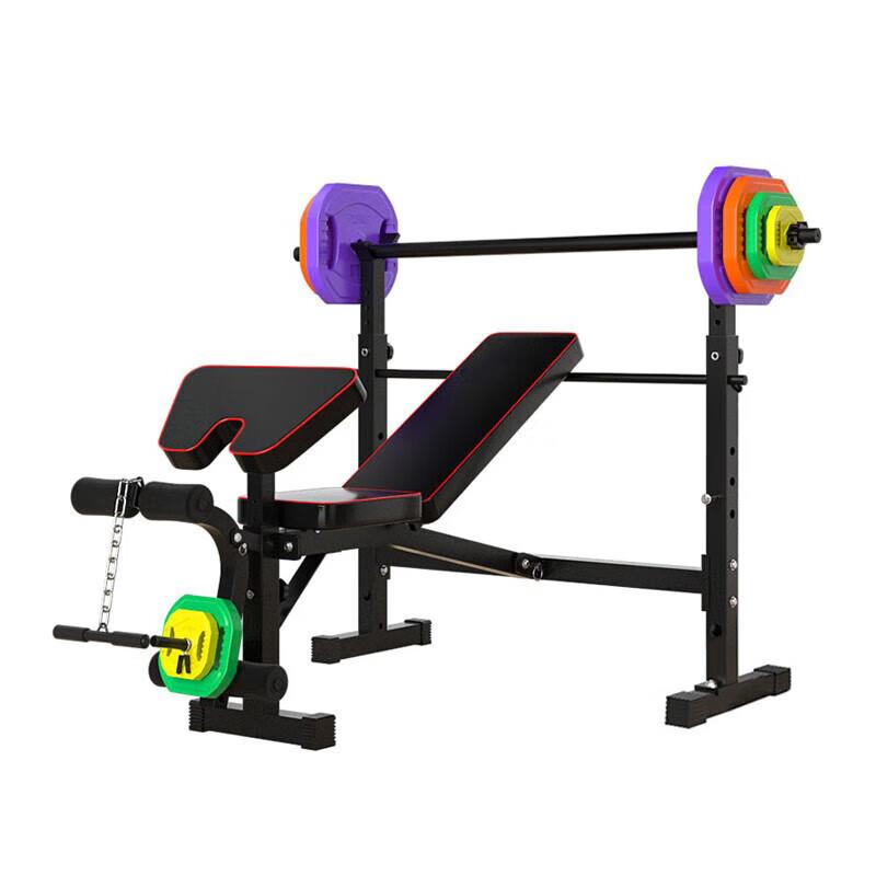 Multifunctional Weightlifting Bench and Fitness Rack Set
