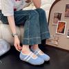 Flat red ballet Mary Jane single shoes women's shoes 2025 spring and summer new casual versatile shoes