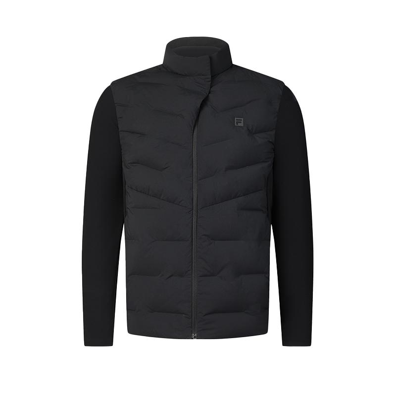 Men's Jacket FILA Fitness Down Jacket Men's Pitch Black