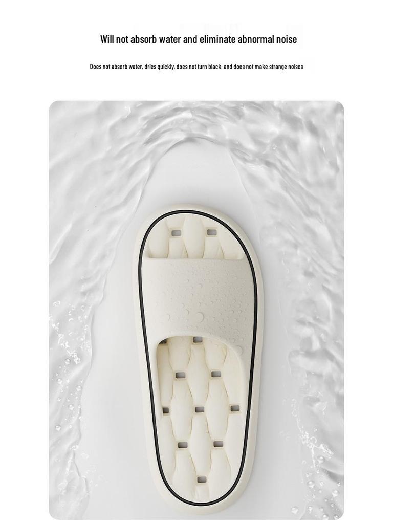 Herren Schnelltrocknende Rutschfeste Duschslipper - Sommer Drainage-Design für Innen-/Badezimmergebrauch