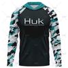 HUK Long-sleeved Hooded Fishing Suit With UV Sun Protection UPF50 + Luya