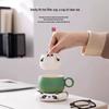 Panda Ceramic Filter Tea Mug with Coaster