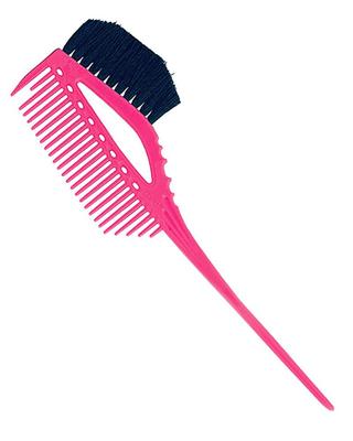 YSPARK Hair Color Comb Brush Pink Hair Brush PK 1 Piece Y.S.PARK & YS-640