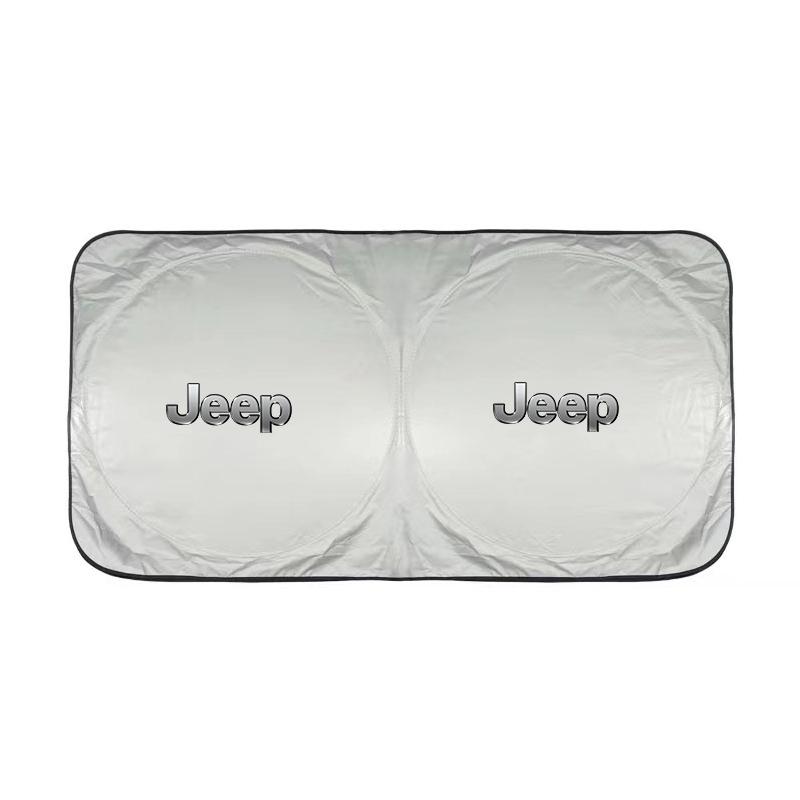 

Car Windscreen Sunshade Cover UV Protection Sun Visor For Jeep Wrangler JK Gladiator Renegade Grand Cherokee Wagoneer Avenger Re