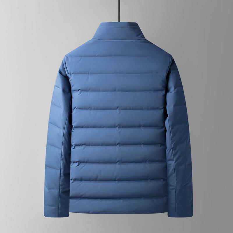 New Autumn and Winter White Duck Down Light Down Jacket for Young Men, Short Trendy Simple Down Jacket, Cold-proof Down Jacket for Men