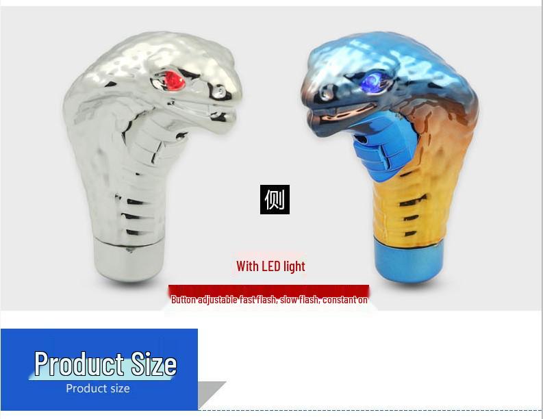 Car Cobra LED Gear Shift Knob - Snake Head Design