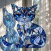 2D Acrylic Blue Light Catcher Decorative Pendant