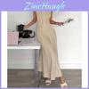 Polyester A Line Dress With Wrinkleresistant Fabric For Casual And Party Wear