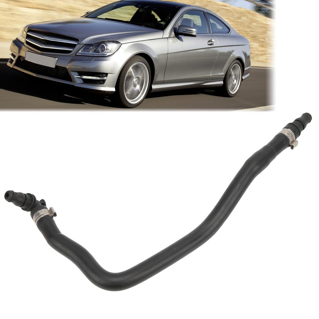 Kylarventilationsslang 2045010925 Gummi Svart Ersättning för Benz C-KLASS W204 20072014