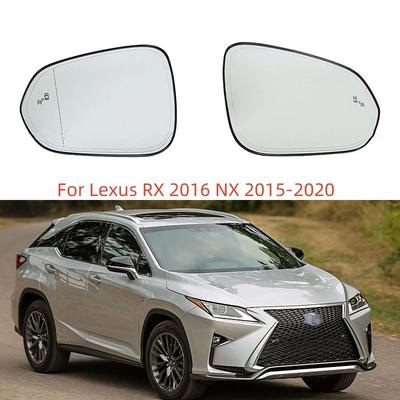 Voor Lexus RX 2016 NX 2015- Achteruitkijk Spiegel Links Rechts Vervangen BSM Verwarmd Dodehoekbewaking Auto Zijspiegel Glas