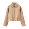 European and American style, new women's clothing, fashionable, lapel short zipper jacket 8372246800
