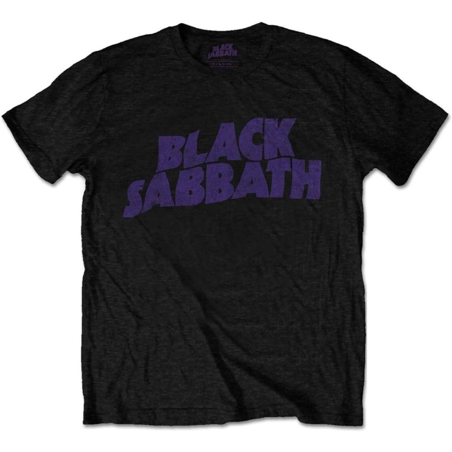 Футболка унисекс Band Monkey Black Sabbath с волнистым логотипом, винтажная XXXXXL разноцветный