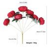 44cm Height Simulation Flower 7 Heads Peony Buds Wedding Bouquet  Desktop Ornament