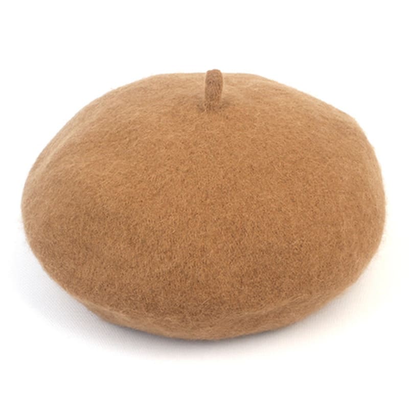 Universal chemistry Wool Beige Bending Beret Beret