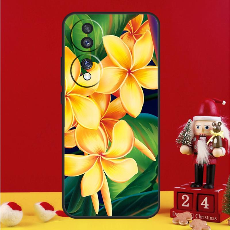 Tropical Paradise Hawaiian Flower Case For Honor Magic 7 6 8 Pro Honor Win X9a X9b X9c X9d X8c X8b 50 70 90 200 400 Lite Cover