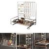 Elegant Metal Jewelry Stand with Tray Stylish Jewelry Stand Organizers Display Rack for Modern Home Accessory Storage
