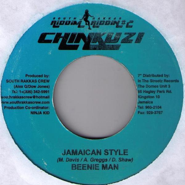 

7inch Record BEENIE MAN - Jamaican Style NONE South Rakkas Cr 2006 Jamaica Reggae, Ska & Dub Used