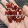 Red Chalcedony Oval Seed Beads for DIY Jewelry - Handmade Ruyi Lock Bracelet Accessories