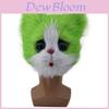 Plastic Plush Cat Head Mask Animal Costume Party Prop For Halloween And Festive Events