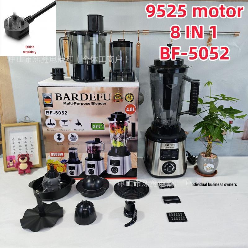 3L 6-in-1 Edelstahl Standmixer & Entsafter: Multifunktionaler Fleischwolf und Mixer