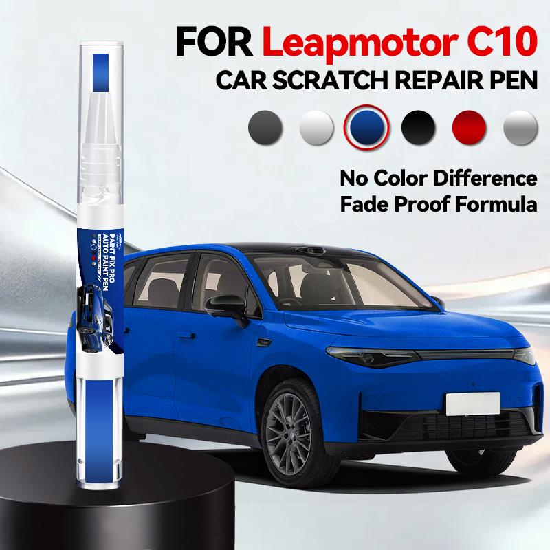 Spezialisierte Automobile Für Leapmotor C10 2024-2025 NA Lackreparaturstift Lackstift Kratzerentferner DIY Autozubehör Schwarz Weiß