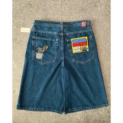 American Straight Pants Herren und Damen Universal Jeans Street Fashion Vielseitige Shorts Personalisierte Harajuku Hip Hop Kleidung