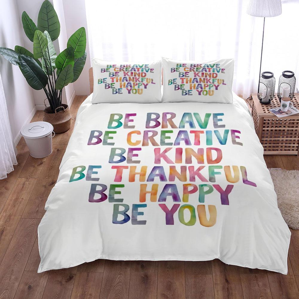 Zoo Abc Duvet Cover Set King Queen Full Twin Double Single Size Bed Linen Set